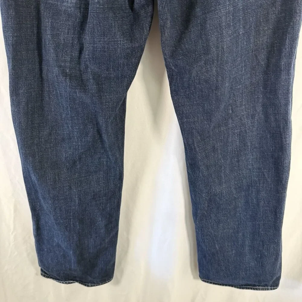 Hugo Boss Jeans Men's 40x34 Dark Wash Blue Denim 5 Pocket Cotton Blend
